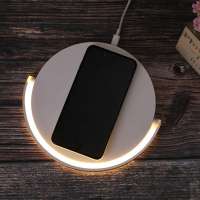 Wireless cellphone charging night light