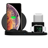 OEM 10W Qi Universal Portable 3in1 Wireless Charger Fantasy Wireless Fast Charger For iwatch For Airpods