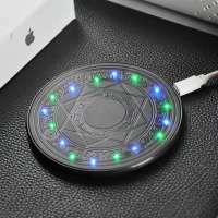 Optical Array QI Wireless Charging Magnetic New Design  element Anime 10W Magic Circle Charge Pad Magic Array Wireless Charger