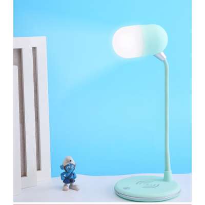 Led Light Lamp With Speaker Wireless Charger QI Wireless Charging Pad Case