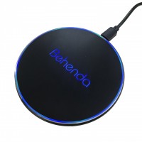 2020 new arrivals innovation accessories China Factory Qi 10W Cordless magic circle wireless charger logo for for all devices