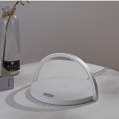 QI Wireless Magnetic Induction Charger Pad LED Shelf